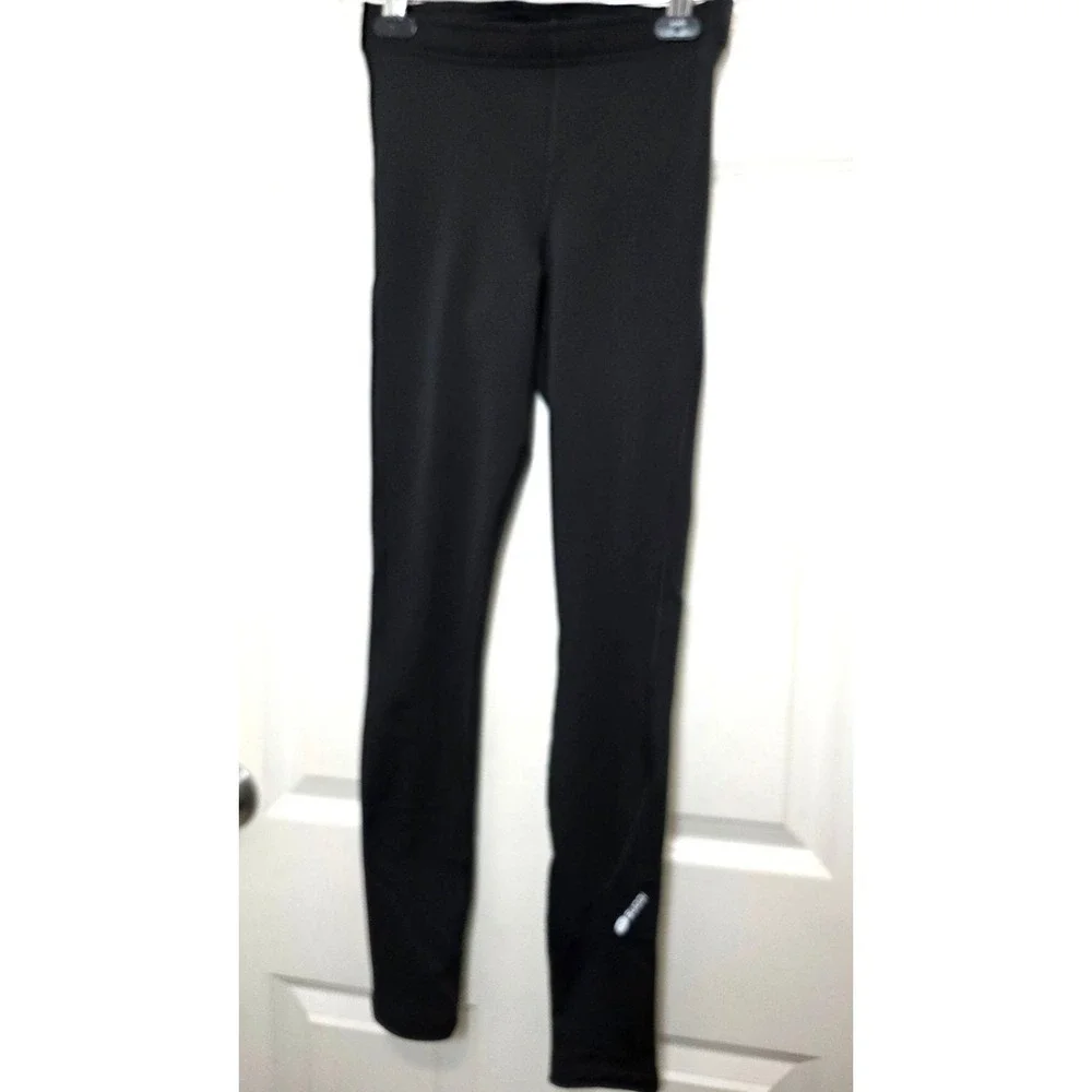 Sugoi Women's Mid Zero Tight Black Thermal Cycling Tights‎ Fleece-Lined Size M/M